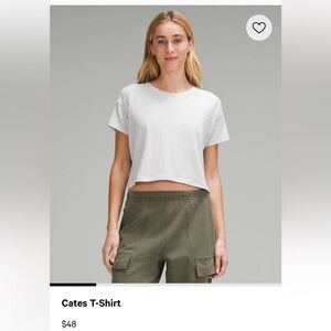Lululemon Heathered Grey Cates T-Shirt, size ? (Fits like M-L)